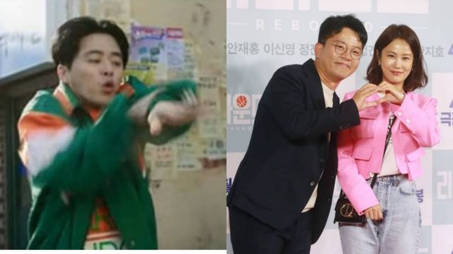 개그맨 김준호와 김지민 커플 사진