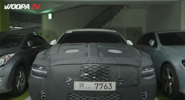 ▲G80 전동화 모델 롱휠베이스(사진=유튜브 '우파TV')