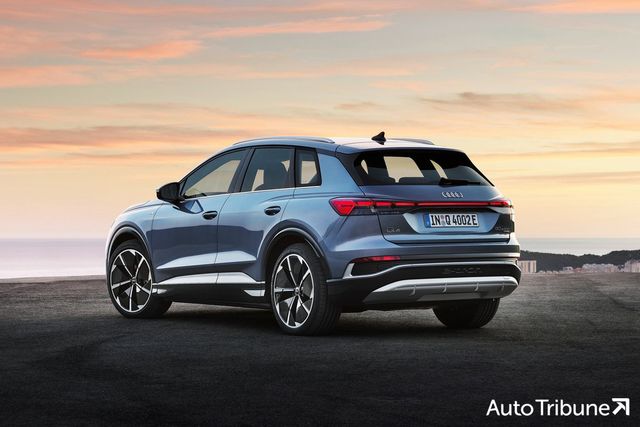 ▲아우디 Q4 e-트론 후측면(사진=아우디)