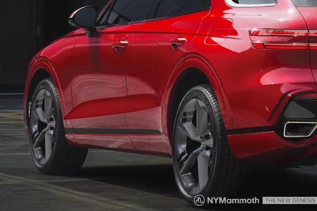 ▲GV70 스포츠 예상도(사진=유튜브 '뉴욕맘모스')