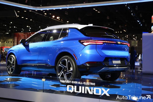 ▲2022 LA오토쇼에 전시된 쉐보레 이쿼녹스 EV(사진=양봉수 기자)