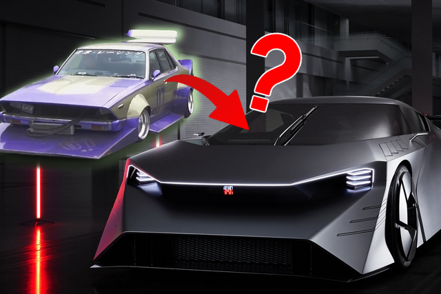 ▲닛산 하이퍼 포스 콘셉트와 '보소조쿠' 자동차(사진=닛산, carscoops)