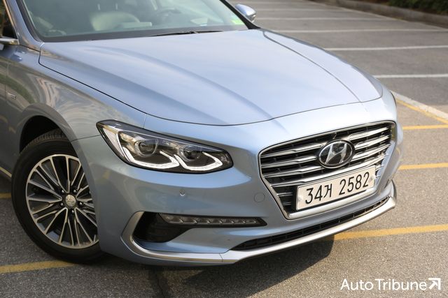 ▲현대자동차 그랜저(IG) 하이브리드(사진=양봉수 기자)