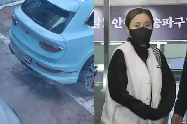 ▲남현희와 벤츠 GLE(사진=유튜브 채널 '카라큘라 탐정사무소', YTN)