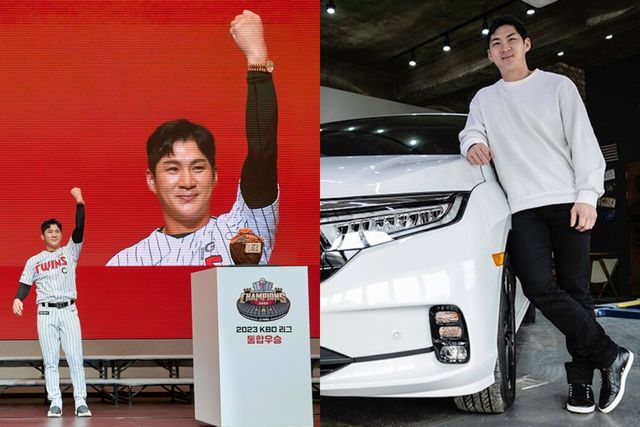 ▲오지환 선수(사진=LG트윈스, 혼다코리아)