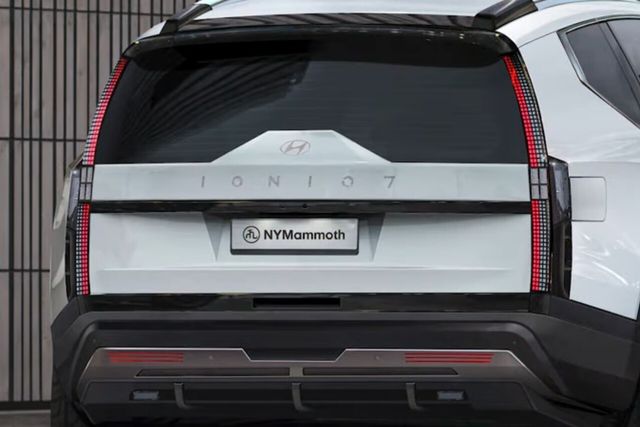 ▲현대 아이오닉 7 후면 예상도(사진=유튜브 '뉴욕맘모스')
