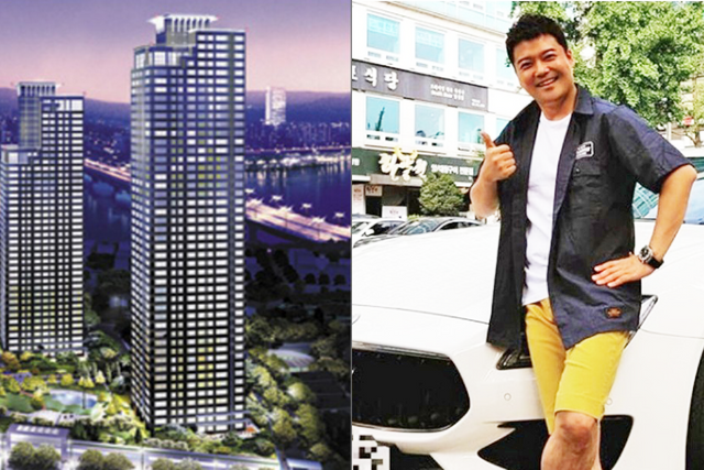 ▲아이파크 삼성 외관, 전현무 (사진=㈜건물과사람들, 전현무 SNS)