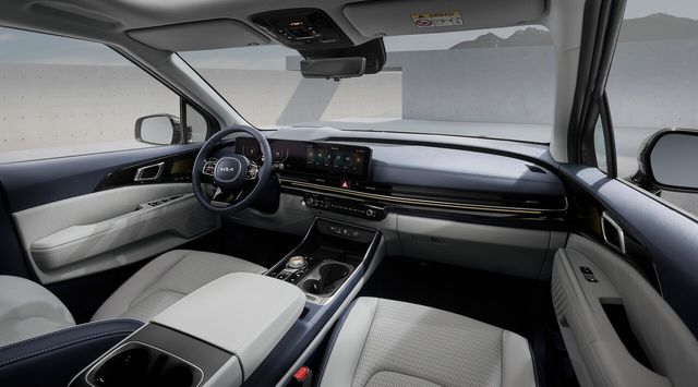 ▲기아 더 뉴 카니발 실내(사진=기아)