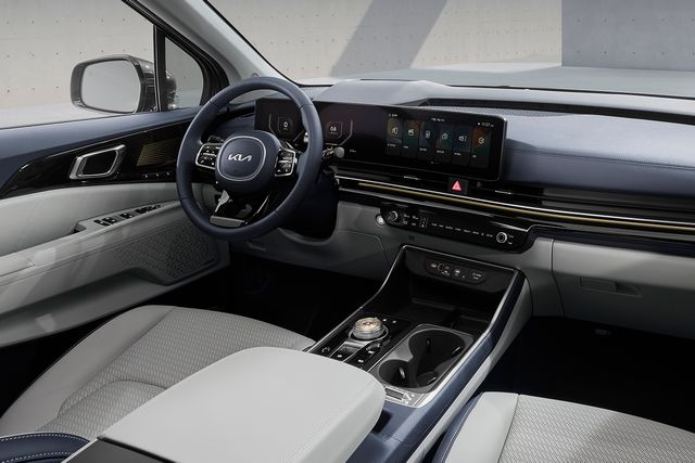 ▲기아 더 뉴 카니발 실내(사진=기아)