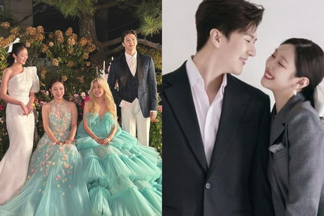 ▲천둥, 미미 부부와 시누이 박두라미, 산다라박 (사진=미미 SNS)