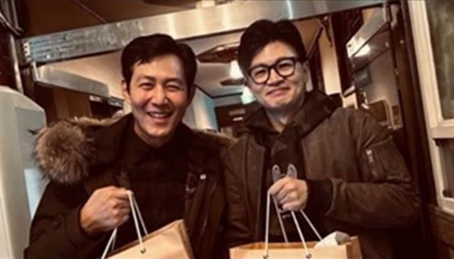 ▲이정재와 한동훈 (사진=온라인 커뮤니티)