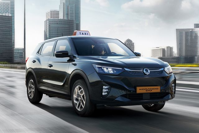 ▲코란도 EV 택시(사진=KG 모빌리티)