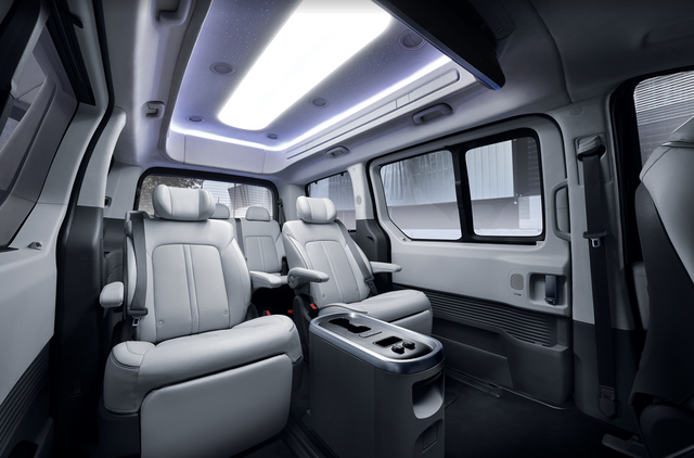 ▲스타리아 리무진 내부 (사진=현대자동차)