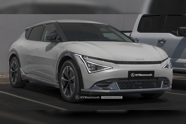 ▲기아 EV6 부분변경 예상도(사진=유튜브 '뉴욕맘모스')