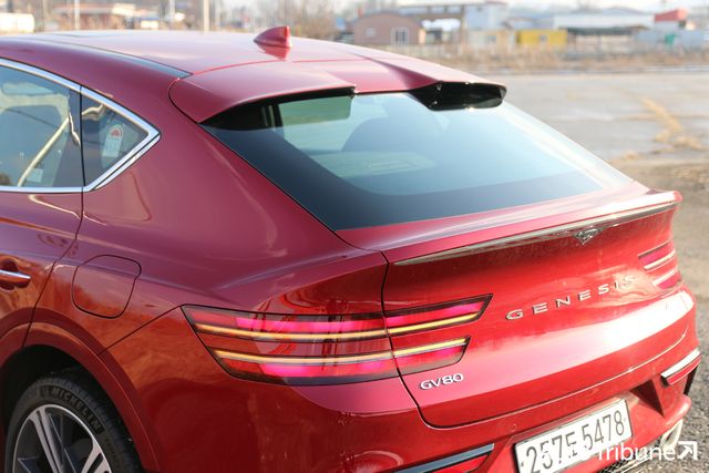 ▲제네시스 GV80 쿠페 후면(사진=전우주 기자)