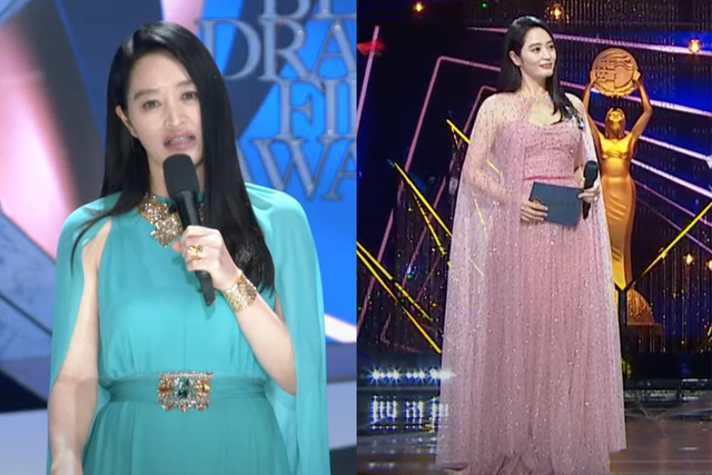 ▲제43회 청룡영화상 김혜수 드레스(사진=유튜브 채널'KBS Entertain')