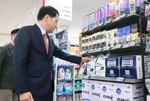 ▲현장점검을 나선 장영진 산업통상자원부 1차관(사진=산업통상자원부)