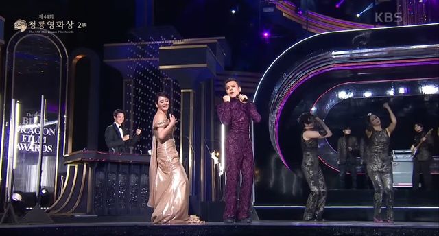 ▲김혜수, 박진영(사진=유튜브 채널 'KBS Entertain')