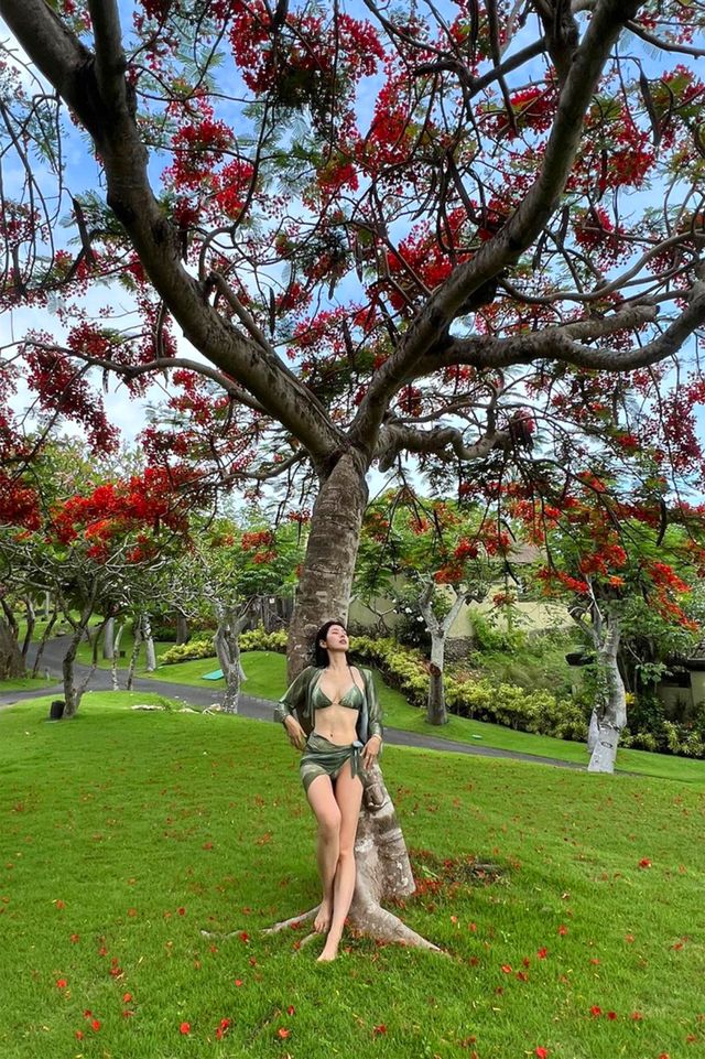 ▲아야나 리조트 발리를 배경으로 촬영한 서동주의 비키니 사진 공개(사진=서동주 인스타그램)