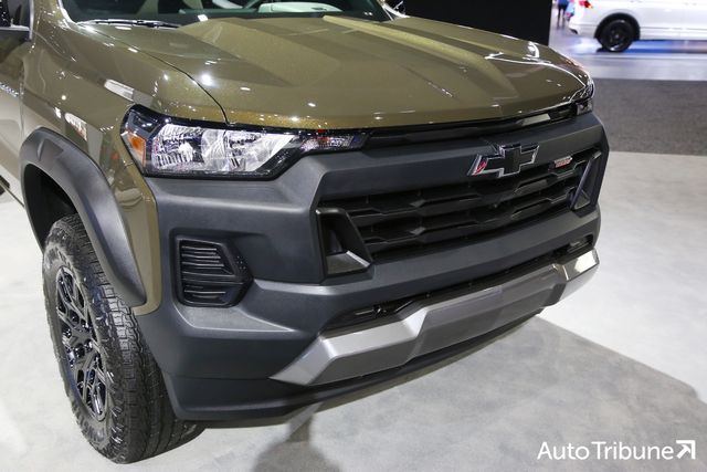 ▲2022 LA오토쇼에 전시된 쉐보레 콜로라도(사진=양봉수 기자)