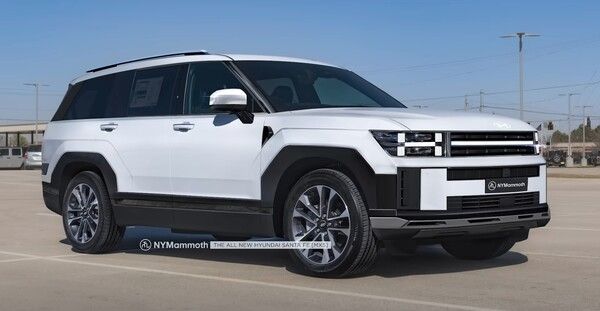 ▲싼타페 풀체인지 예상도(사진=유튜버 '뉴욕맘모스')