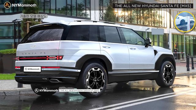 ▲현대 싼타페 풀체인지 예상도(사진=유튜브 '뉴욕맘모스')