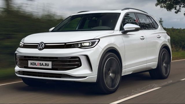 ▲폭스바겐 신형 티구안 예상도(사진=kolesa.ru)