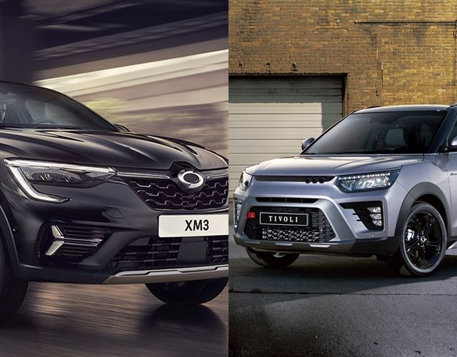 ▲르노코리아 XM3와 KG모빌리티 티볼리(사진=각 브랜드)