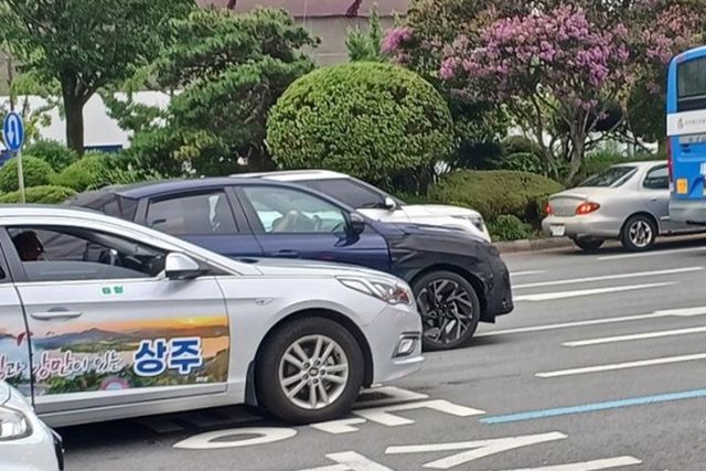 ▲XM3 페이스리프트 위장막 차량(사진=보배드림)