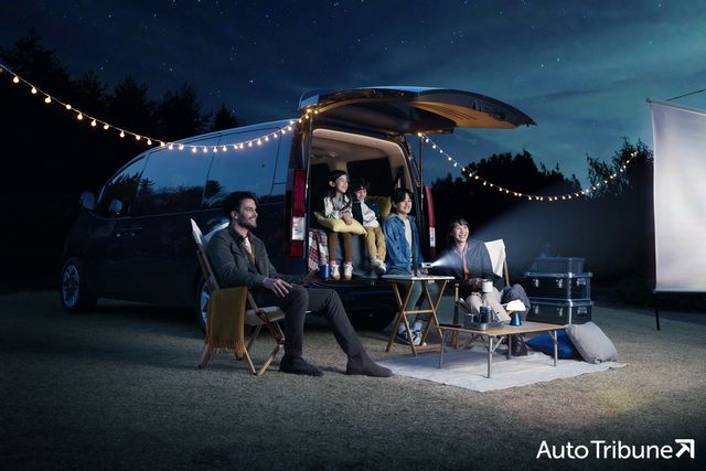 ▲참고이미지, 현대 스타리아 투어러 차박(사진=현대차)