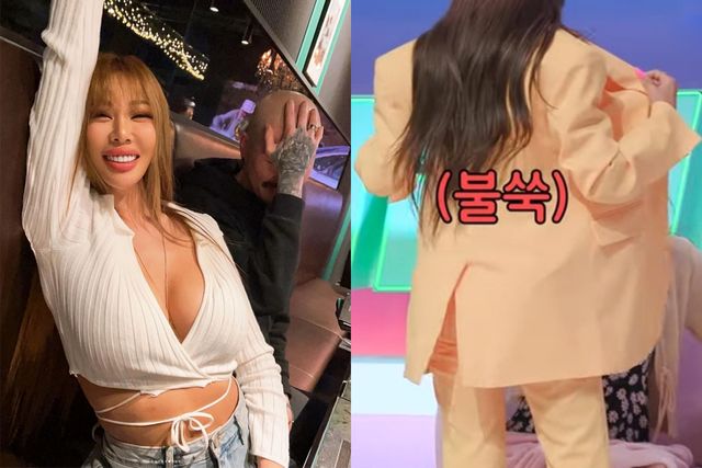 ▲TMI SHOW에서 돌발행동을 보인 제시(사진=제시 인스타그램, Mnet KPOP 유튜브)