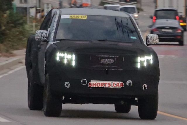 ▲기아 픽업트럭 테스트 뮬 스파이샷(사진=숏카)