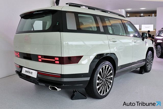 ▲신형 싼타페 후측면(사진=최현진 기자)