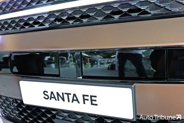 ▲신형 싼타페의 액티브 에어 플랩(사진=최현진 기자)