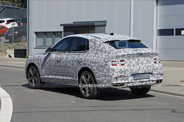 ▲제네시스 GV80 쿠페 스파이샷(사진=carscoops)