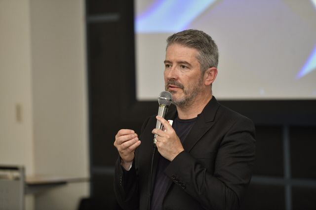 ▲르노 디자인 질 비달 부사장 지난 6월 방한 모습(사진=르노코리아)