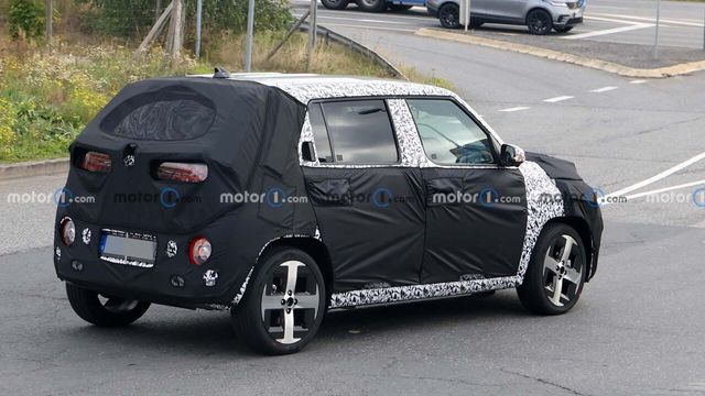 ▲현대 캐스퍼 전기차 스파이샷(사진=motor1)