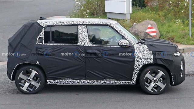 ▲현대 캐스퍼 전기차 스파이샷(사진=motor1)