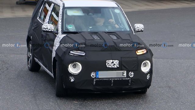 ▲현대 캐스퍼 전기차 스파이샷(사진=motor1)