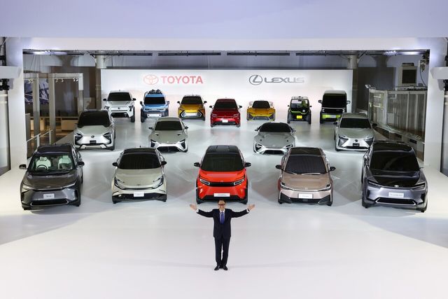 ▲2021년 12월에 진행된 토요타 전기차 전략 발표회(사진=토요타)