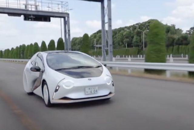 ▲토요타의 전고체 배터리 EV 프로토타입(사진=토요타)