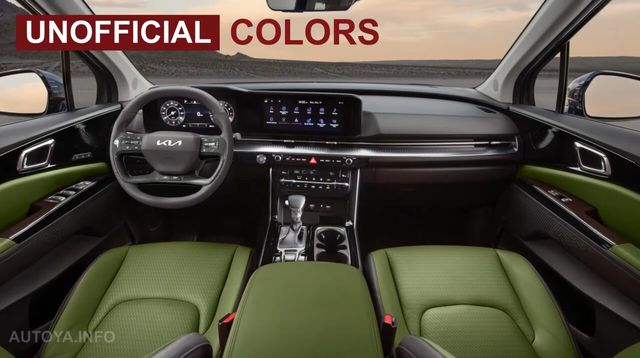 ▲ 기아 카니발 페이스리프트 실내 예상도 (사진=유튜브 채널 'AUTOYA')