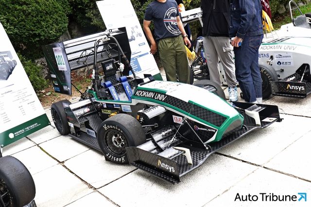 ▲국민대학교 레이싱 KEF-23 전기 포뮬러(사진=최현진 기자)