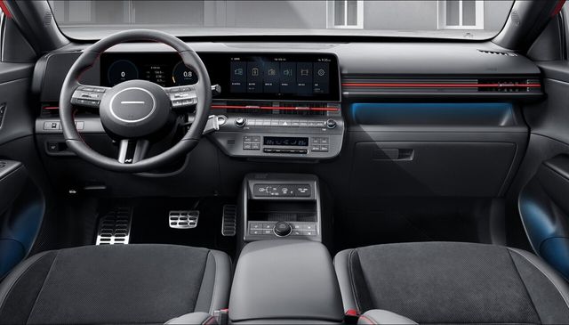 ▲현대 디 올 뉴 코나 N 라인 실내(사진=현대차)