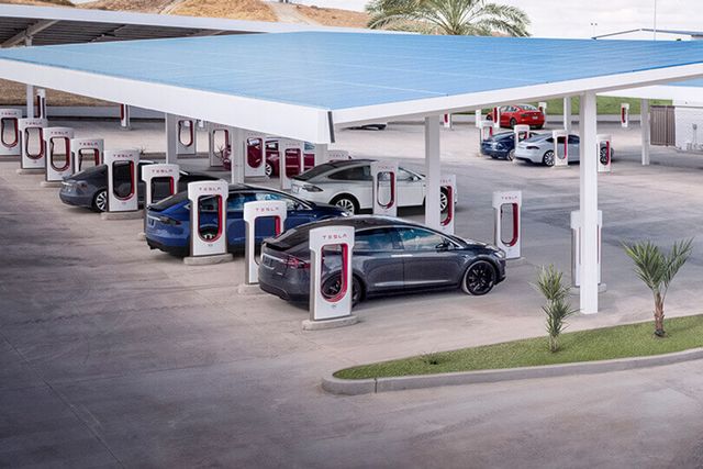 ▲슈퍼차저(사진=테슬라)