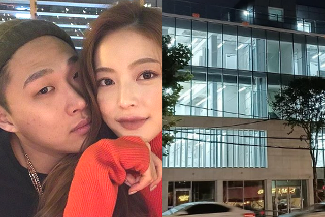 ▲스윙스와 임보라, 스윙스의 건물 (사진=스윙스 SNS)