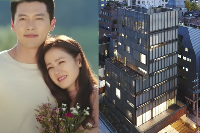 ▲현빈, 손예진, 925빌딩 (사진=유튜브 채널 'tvN D ENT', 제효건설)