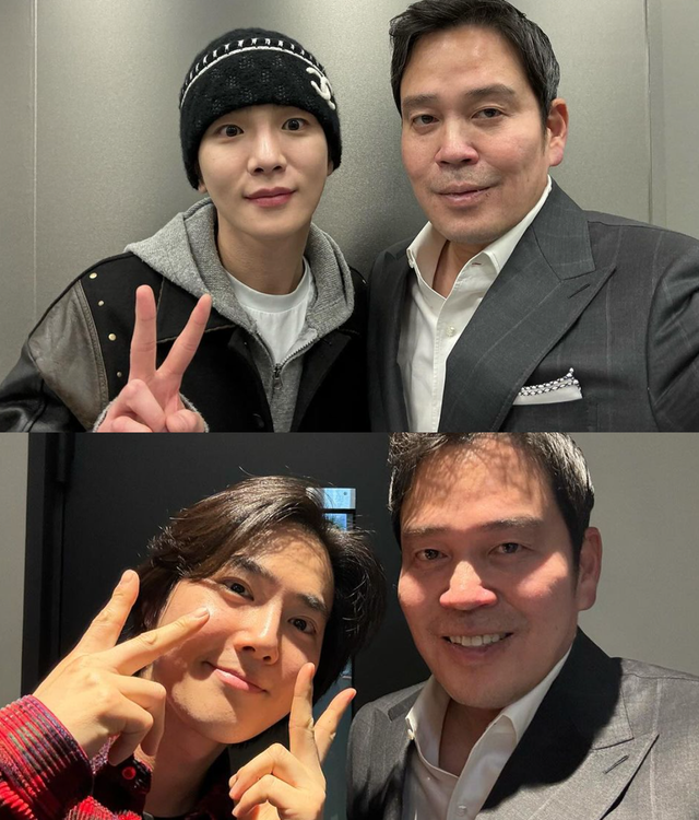 ▲정용진, 키, 수호 (사진=정용진 SNS)