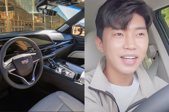 ▲캐딜락 에스컬레이드, 임영웅 (사진=캐딜락, TV조선 뽕숭아학당)