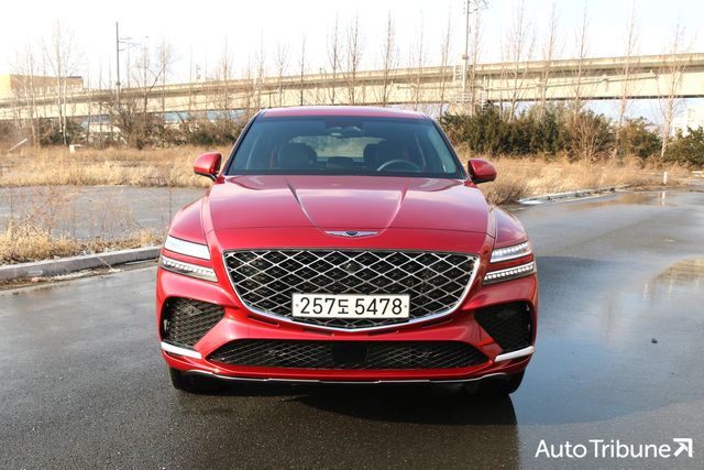 ▲제네시스 GV80 쿠페 전면(사진=전우주 기자)